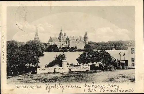 Ak Hillerød Hilleröd Dänemark, Frederiksborg Schloss