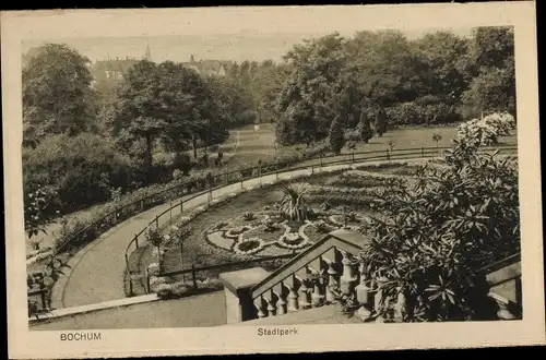 Ak Bochum im Ruhrgebiet, Stadtpark
