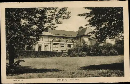 Ak Bochum im Ruhrgebiet, Stadtpark, Parkhaus