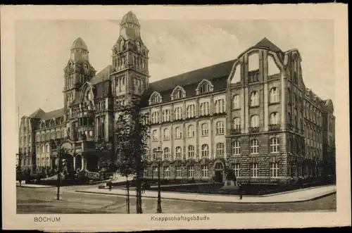 Ak Bochum im Ruhrgebiet, Knappschaftsgebäude
