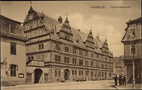 Ak Hameln an der Weser Niedersachsen, Hochzeitshaus