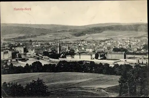 Ak Hameln Nord a.d. Weser, Gesamtansicht