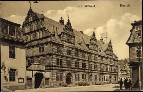 Ak Hameln an der Weser Niedersachsen, Hochzeitshaus