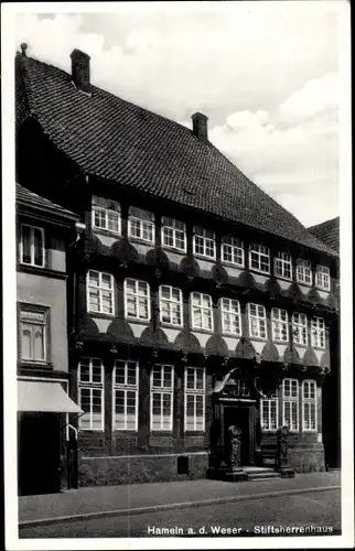 Ak Hameln an der Weser Niedersachsen, Stiftsherrenhaus