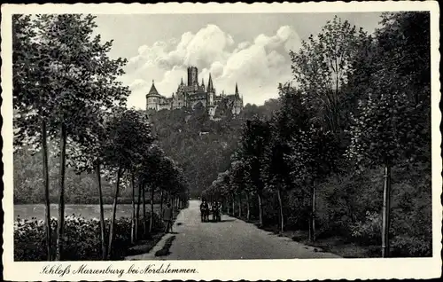 Ak Schulenburg Pattensen an der Leine, Schloss Marienburg