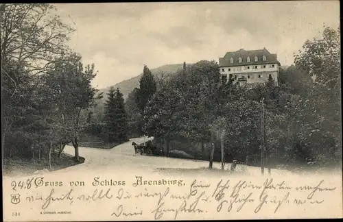 Ak Steinbergen Rinteln in Niedersachsen, Schloss Arensburg