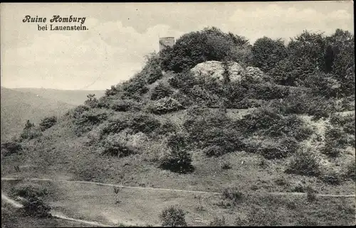 Ak Lauenstein Salzhemmendorf in Niedersachsen, Ruine Homburg