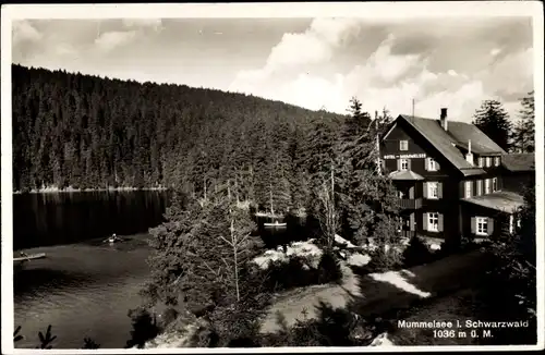 Ak Mummelsee Seebach im Schwarzwald Baden, Panorama