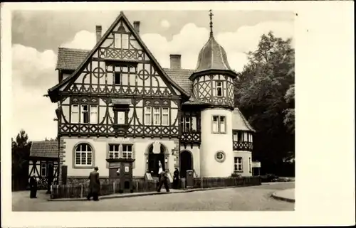 Ak Bad Liebenstein im Thüringer Wald, Postamt