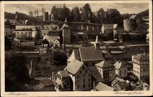 Ak Montjoie, Genesungsheim, Stadtpanorama, Gebäude, Fenster, Straßen