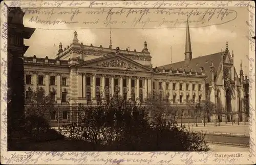 Ak Leipzig in Sachsen, Universität