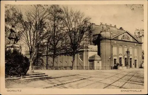 Ak Görlitz in der Lausitz, Stadthalle