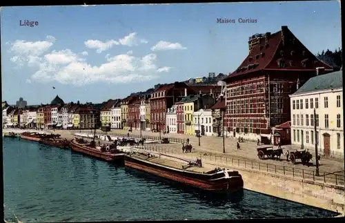 Ak Lüttich Lüttich Wallonien, Maison Curtius