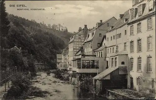 Ak Monschau Montjoie in der Eifel, Roerpartie