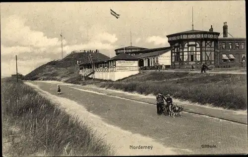Ak Nordseebad Norderney Ostfriesland, Giftbude
