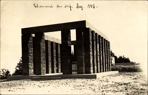 Ak Oerlinghausen in Lippe, Blick auf Ehrenmal