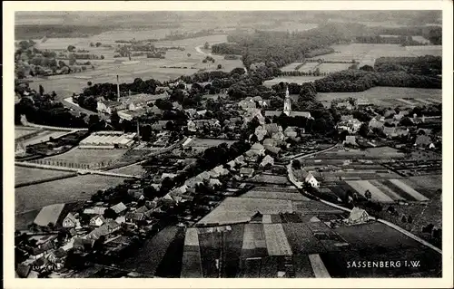 Ak Sassenberg in Westfalen, Gesamtansicht