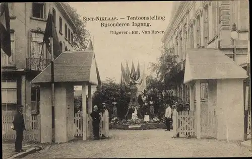 Ak Saint-Nicolas Ostflandern, Ausstellung, besonderer Eingang