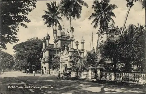 Ak Colombo Ceylon Sri Lanka, Mohammadan-Moschee