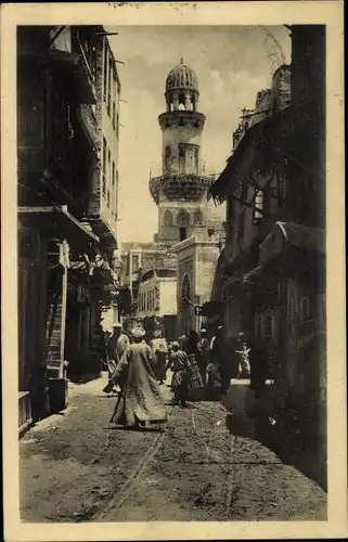 Ak Cairo Kairo Ägypten, Khan Khalil Straße