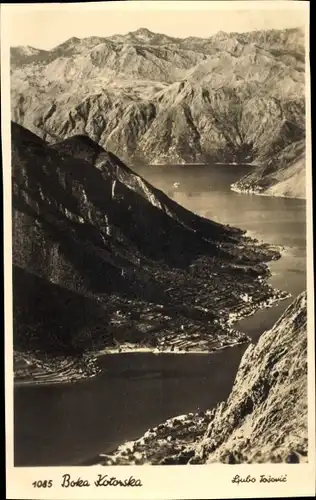 Ak Montenegro, Boka Kotorska, Landschaftsblick