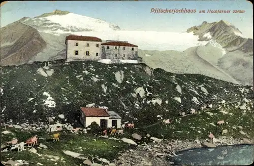 Ak Pfitscherjochhaus am Hochferner