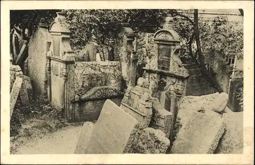 Judaika Ak Jüden-Friedhof, Grabstätte, Gräber