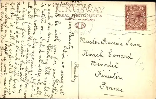 Ak Dampfer RMS Prague, LNER, London and North Eastern Railway