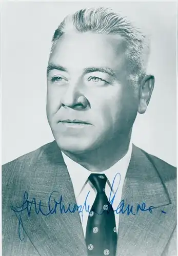 Foto Ion Gheorghe Maurer, rumänischer Jurist und Politiker, Ministerpräsident, Portrait, Autogramm