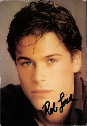 Ak Schauspieler Rob Lowe, Portrait, Autogramm