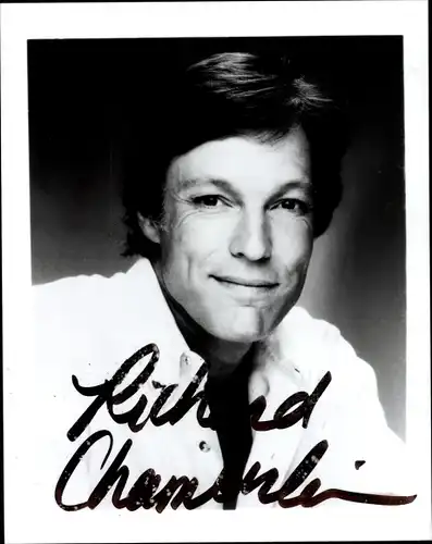 Ak Schauspieler Richard Chamberlain, Portrait, Autogramm