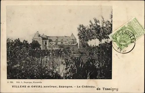 Ak Orval Florenville Wallonien Luxemburg, Schloss