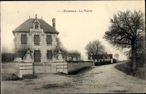 Ak Fresnes sur Marne, La Mairie