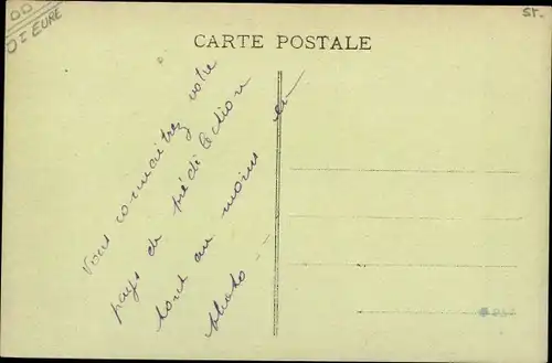 Ak Bernay Eure, Rue Thiers