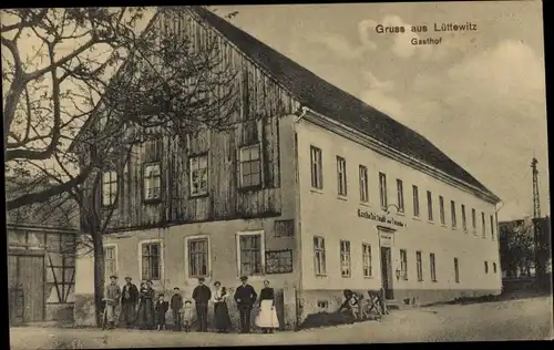 Ak Lüttewitz Döbeln in Sachsen, Gasthof