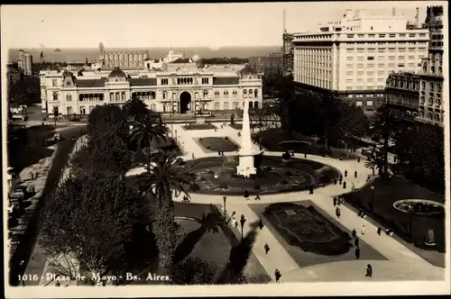 Foto Ak Buenos Aires Argentinien, Plaza de Mayo