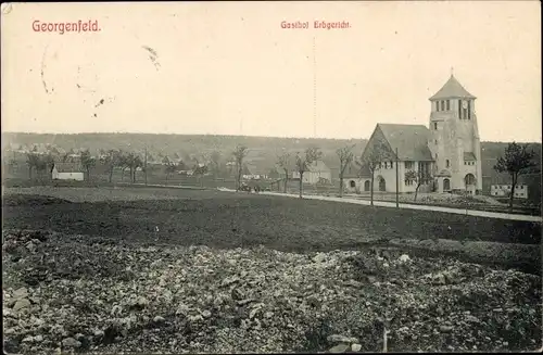 Ak Georgenfeld Altenberg im Erzgebirge, Gasthof Erbgericht