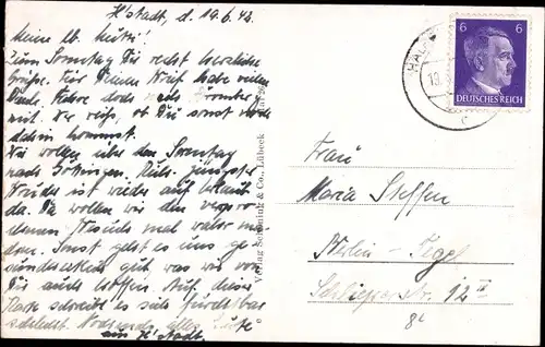 Ak Halberstadt am Harz, Marie-Hauptmann-Stift