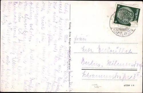 Ak Swetlogorsk Rauschen Ostpreußen, Strandpartie