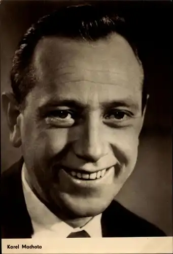 Ak Schauspieler Karel Machata, Mitternachtsmesse, Portrait