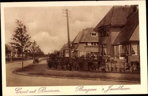 Ak Bussum Nordholland Niederlande, Burgem. 's Jacoblaan