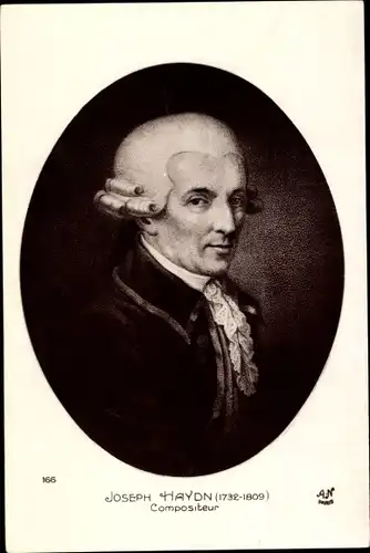 Ak Komponist Joseph Haydn, Portrait