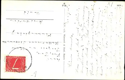 Künstler Ak Wills, John, Texel, Urlaubsleben, Junge in Hängematte, Mädchen in Liegestuhl, Hund