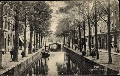 Ak Delft Südholland Niederlande, Hypolitusbuurt