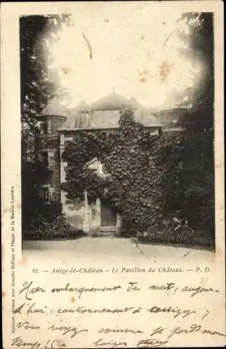 Ak Anizy le Château Aisne, Le Pavillon du Chateau