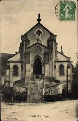 Ak Hérisson Allier, Kirche