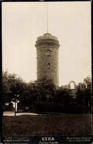 Ak Gera in Thüringen, Ferberturm