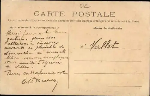 Ak Corcy Aisne, Ansicht von Corcy, aufgenommen vom Château Gaillard