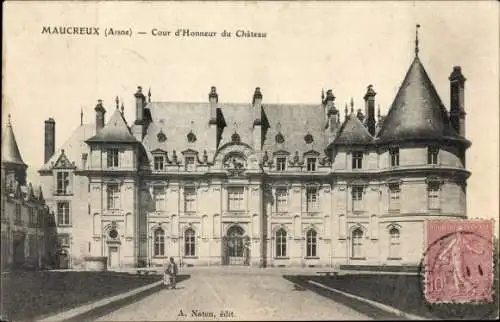 Ak Faverolles Aisne, Château de Maucreux