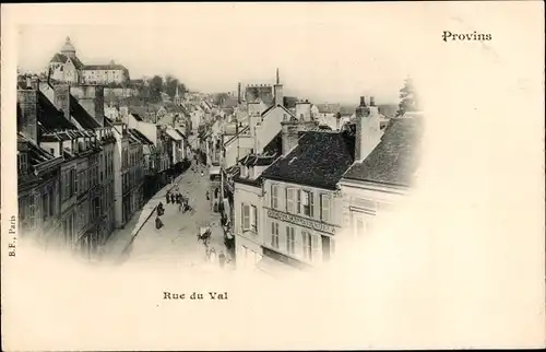 Ak Provinzen Seine und Marne, Rue du Val